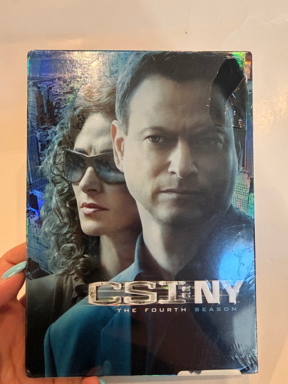 NWT CSI: NY - The Fourth Season DVD Box Set - Blue Holographic Cover Untested